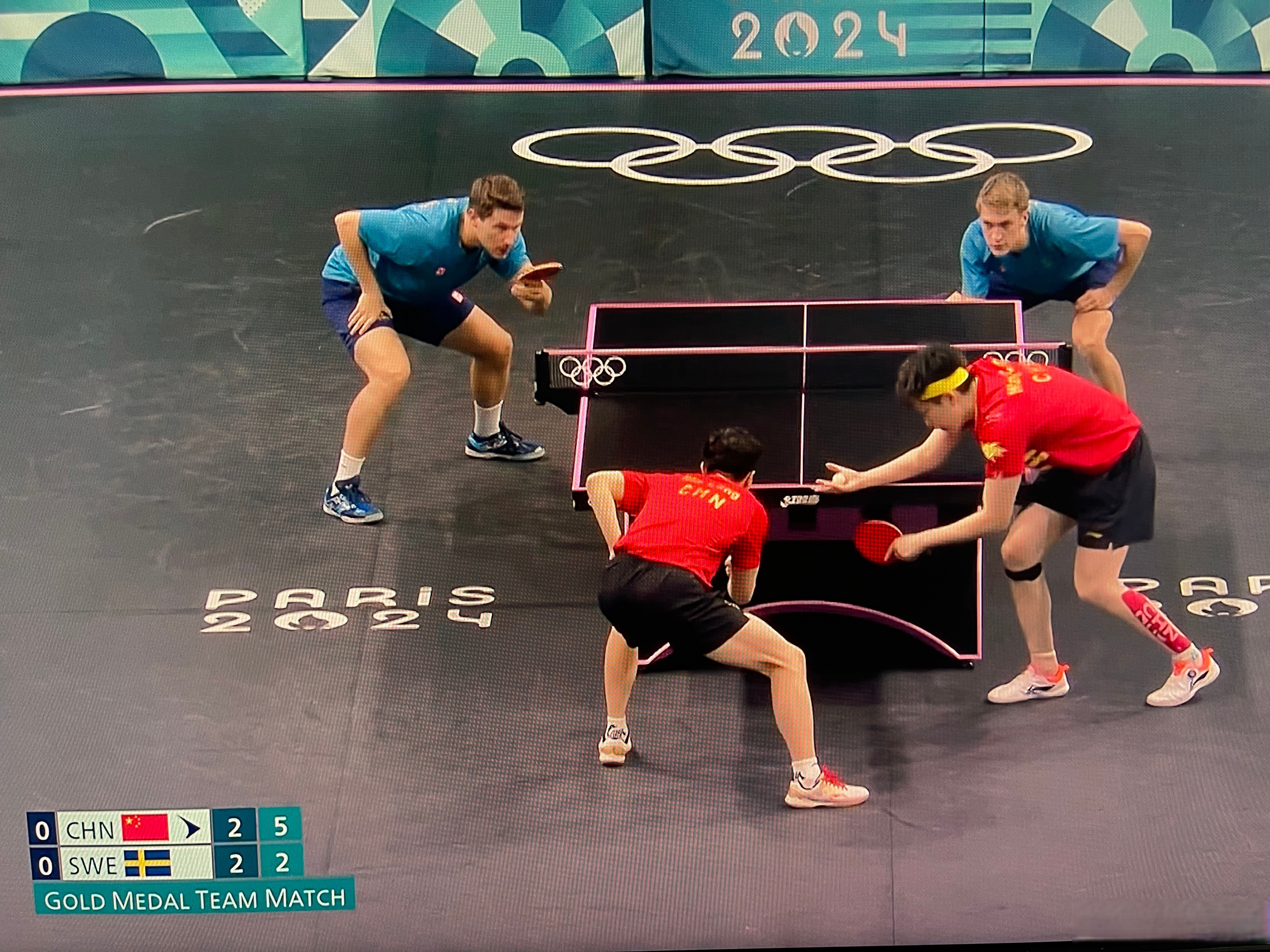 瑞典队险胜奥地利队,马龙惊艳四座 瑞典队险胜奥地利队,马龙惊艳四座